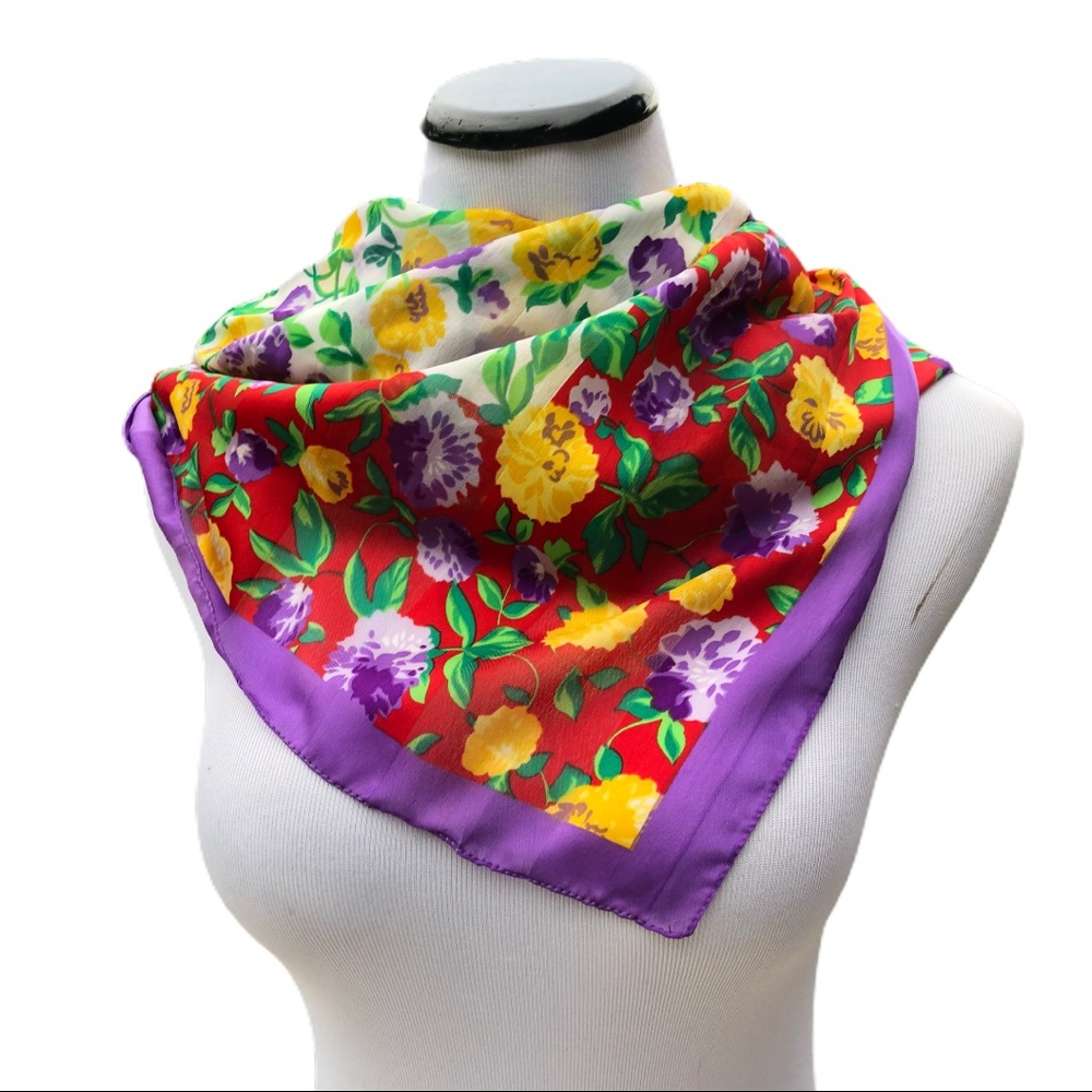 Berkshire | floral scarf | made in Italy